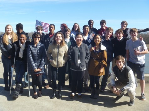 Magnet seniors and juniors attend Boys of Liberty Hill on the USS Yorktown.