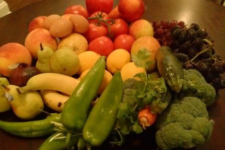 Fruits and vegetables add to the color and happiness of the world.