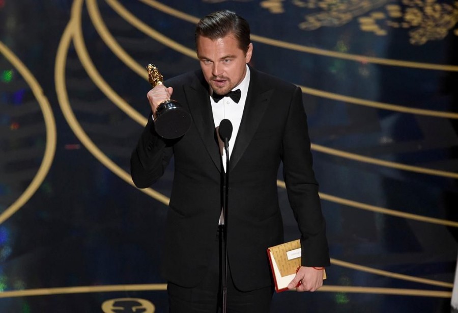 Leo Wins an Oscar!