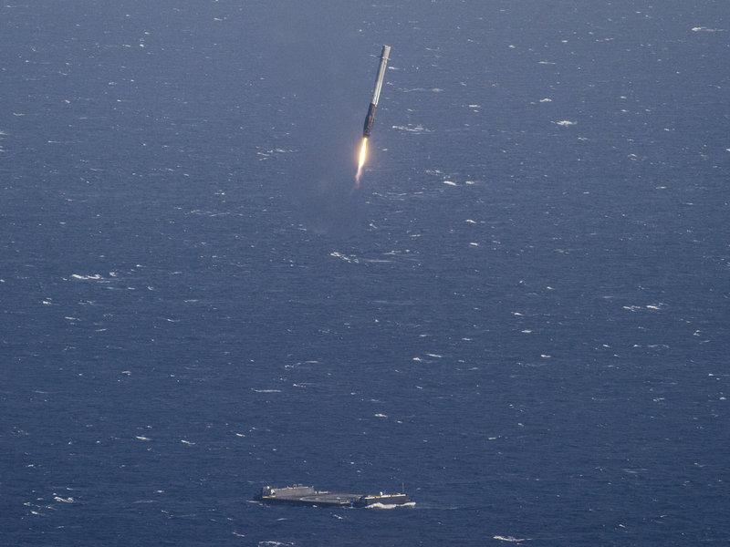 SpaceX Reuses A Rocket To Launch A Satellite