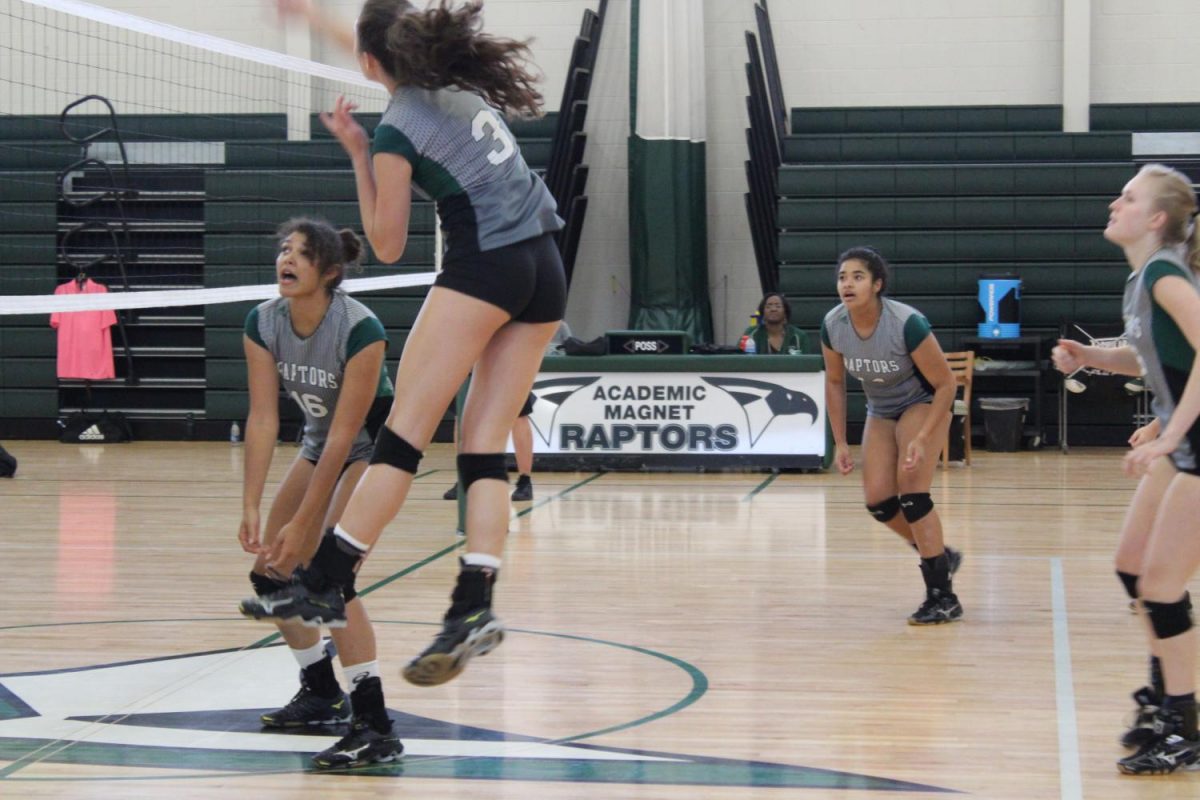 Volleyball against Woodland