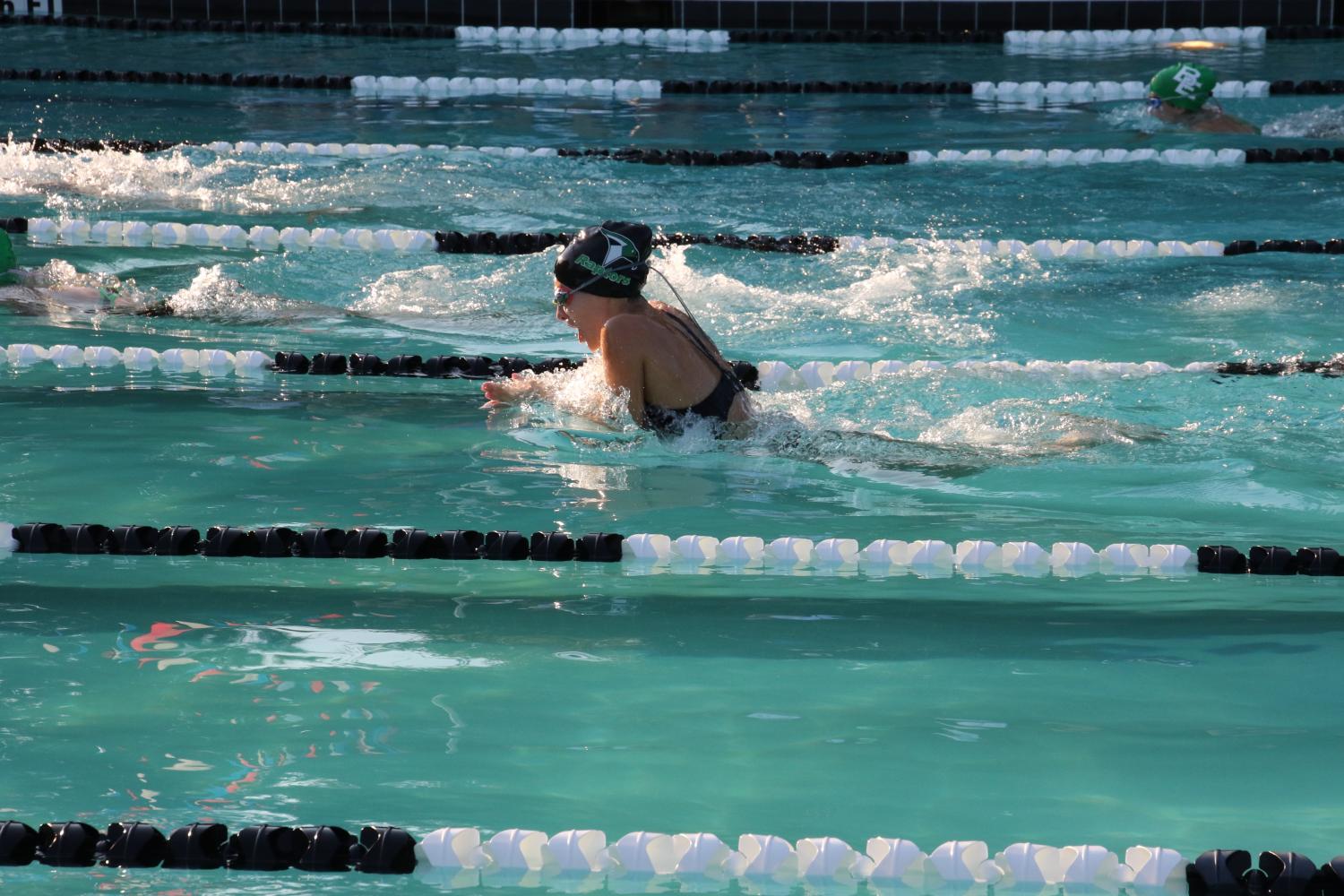 The Magnet swim team had a strong performance against Bishop England and Charleston Math and Science.