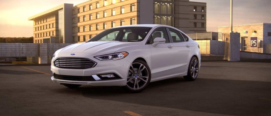 The new Ford Fusion, one of the cars being phased out. 