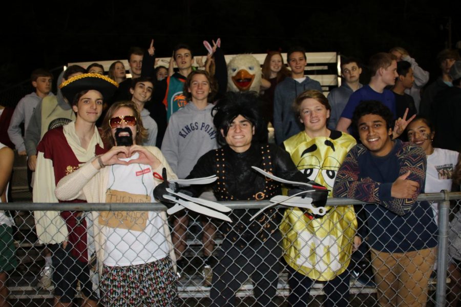 The Bird Cage celebrates senior night with a halloween theme.