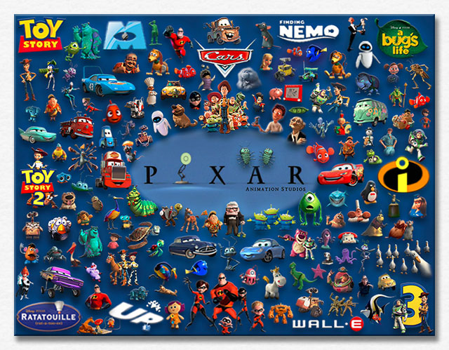 The Class of 2019 as Pixar Characters