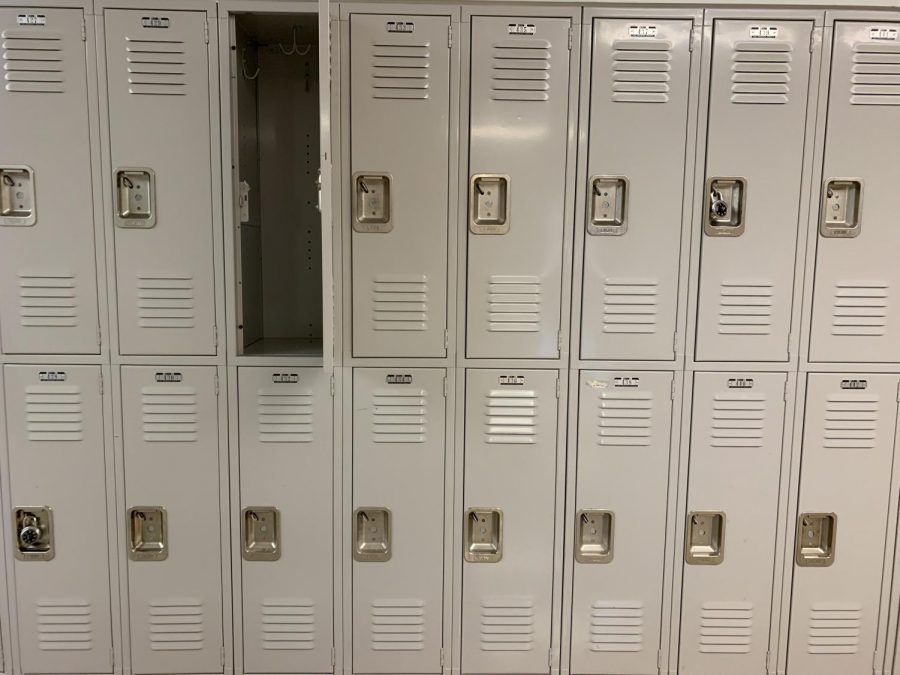 A row of boring lockers. A waste of such potential.