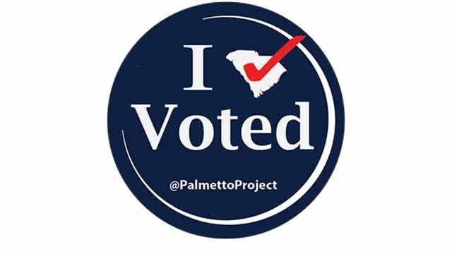 The SC Palmetto Project provides stickers for voters each and every year