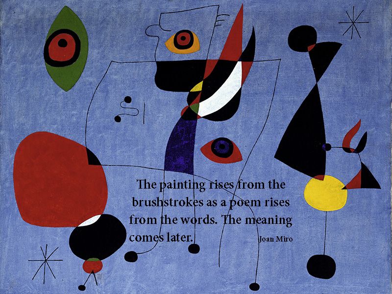 Painting by Joan Miro
