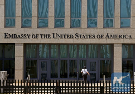 The United States embassy in Havana