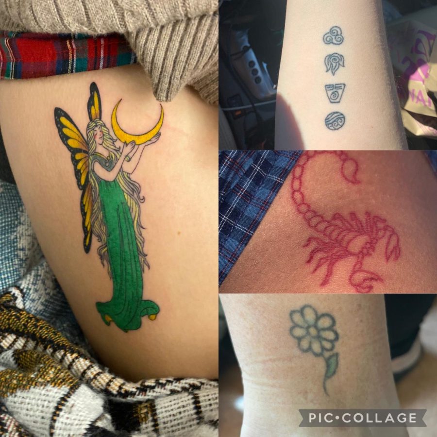 A Sample of Magnet tatoos: Mabry, , Maddie, Miley, Ms. Hooffstetter, and Ella Ines