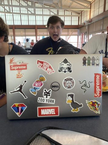 Cole Wilson reveals his hype beast side with some awesome stickers.
