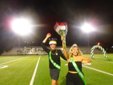 Homecoming King Harrison Biddle and Homecoming Queen Emily Pilla