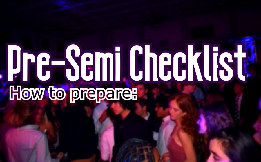 Pre-Semi+Checklist