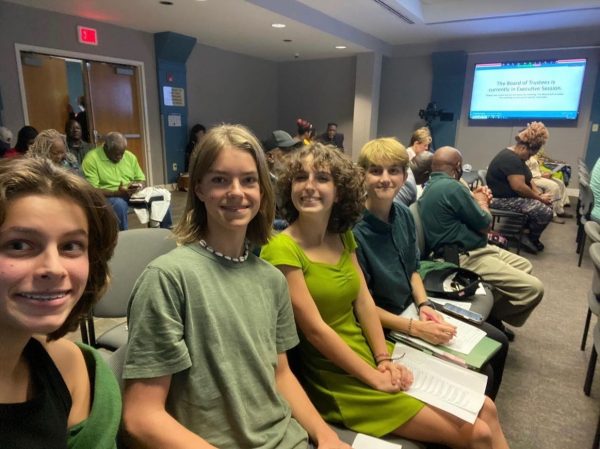 AMHSs DAYLO group at the School Board meeting two weeks ago