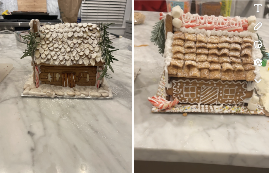 My past gingerbread houses