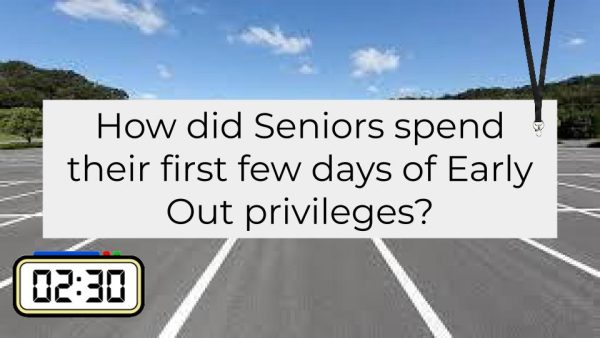 How Have Seniors Spent Their First Days of Early Out Privileges?