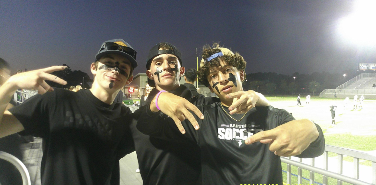 Seniors Quin, Mateus, and Blake showing off their Homecoming 2024 vibes!