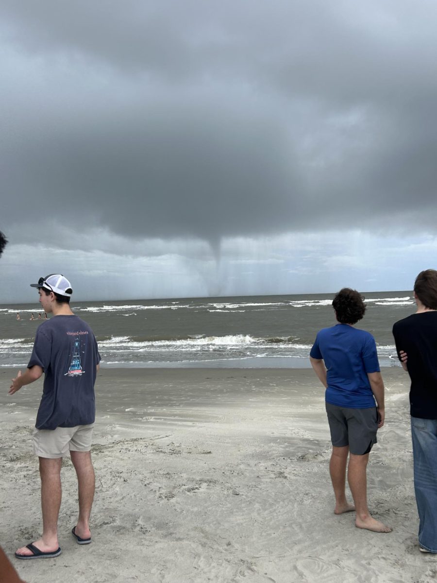 Senior Sunrise (water spout!)