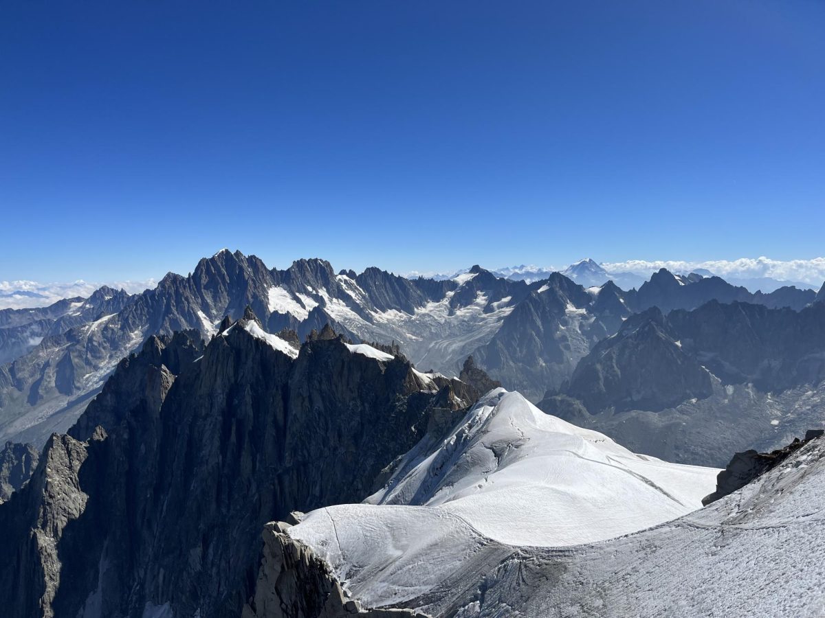 Mont Blanc top view